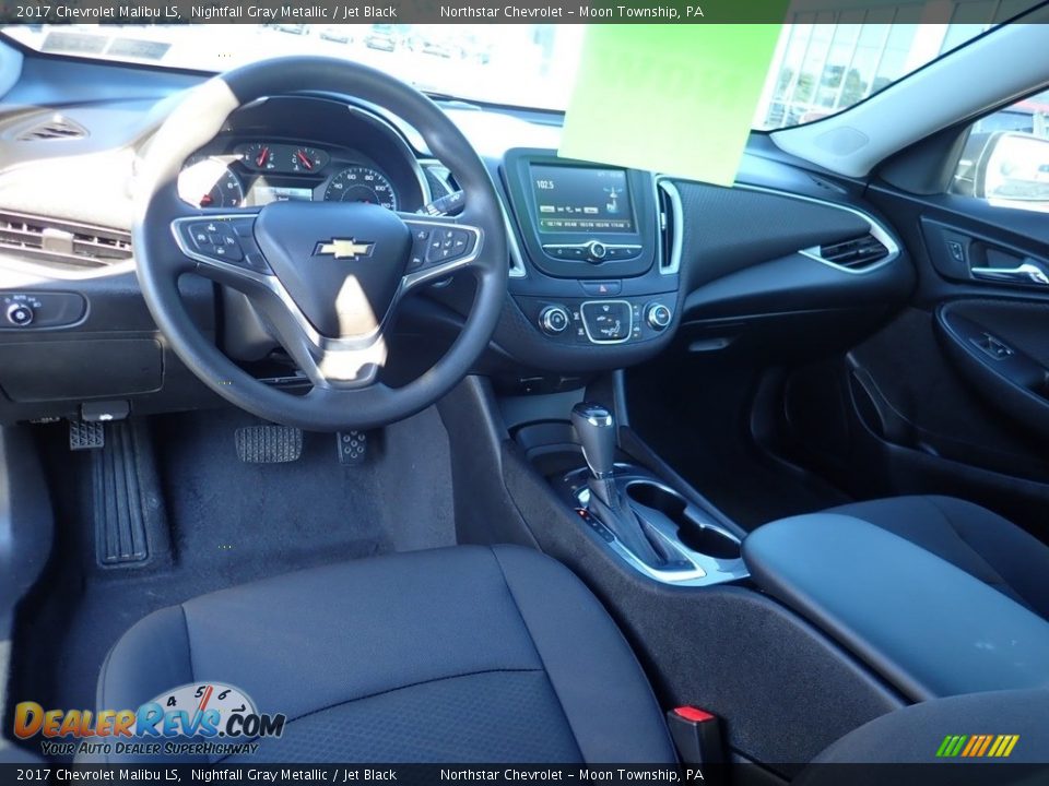2017 Chevrolet Malibu LS Nightfall Gray Metallic / Jet Black Photo #22