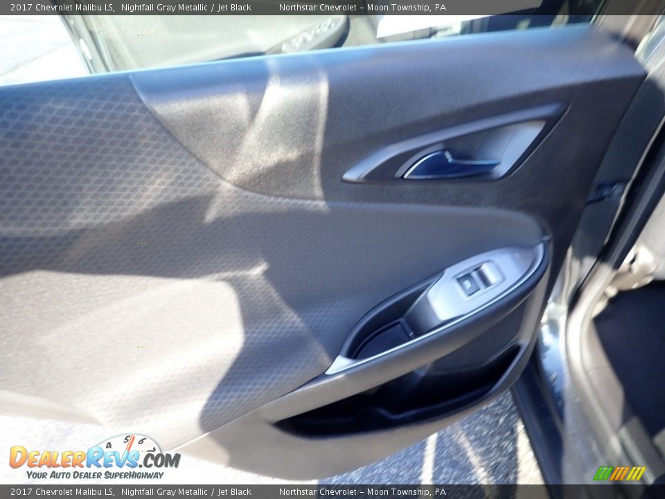 2017 Chevrolet Malibu LS Nightfall Gray Metallic / Jet Black Photo #23