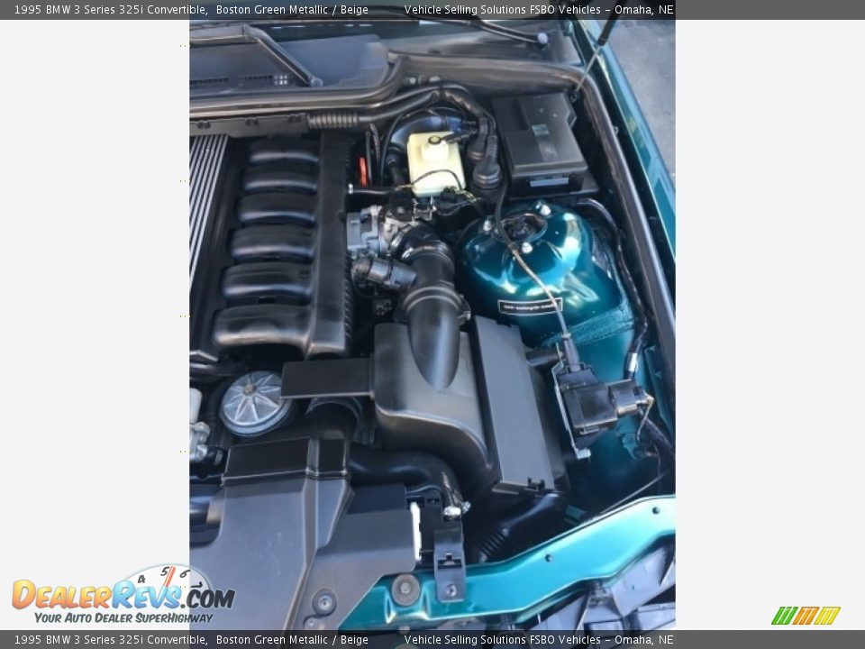 1995 BMW 3 Series 325i Convertible 2.5 Liter DOHC 24-Valve Inline 6 Cylinder Engine Photo #3