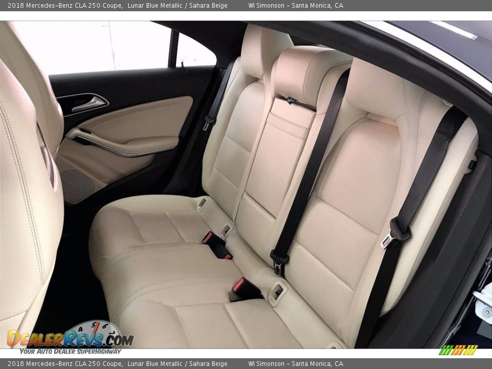 2018 Mercedes-Benz CLA 250 Coupe Lunar Blue Metallic / Sahara Beige Photo #15