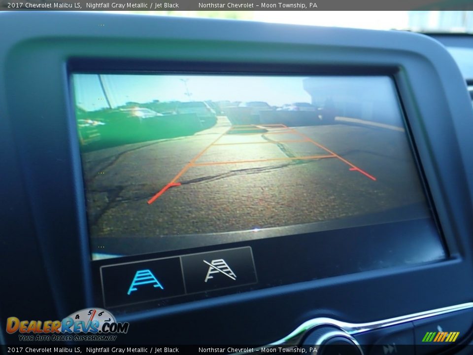2017 Chevrolet Malibu LS Nightfall Gray Metallic / Jet Black Photo #30