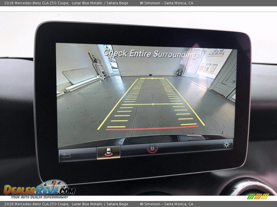 2018 Mercedes-Benz CLA 250 Coupe Lunar Blue Metallic / Sahara Beige Photo #21