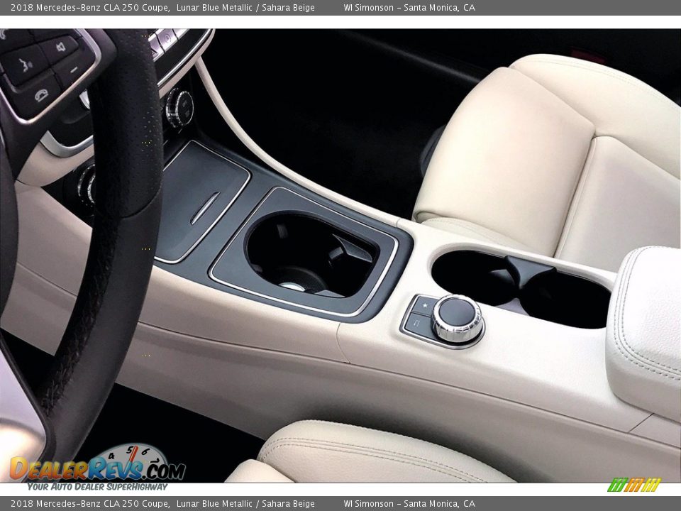 2018 Mercedes-Benz CLA 250 Coupe Lunar Blue Metallic / Sahara Beige Photo #23