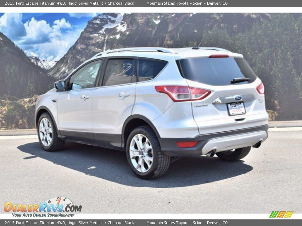 2015 Ford Escape Titanium 4WD Ingot Silver Metallic / Charcoal Black Photo #5
