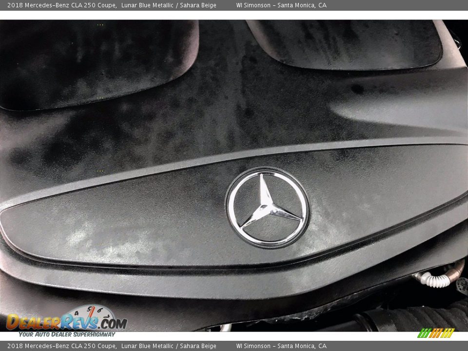 2018 Mercedes-Benz CLA 250 Coupe Lunar Blue Metallic / Sahara Beige Photo #31