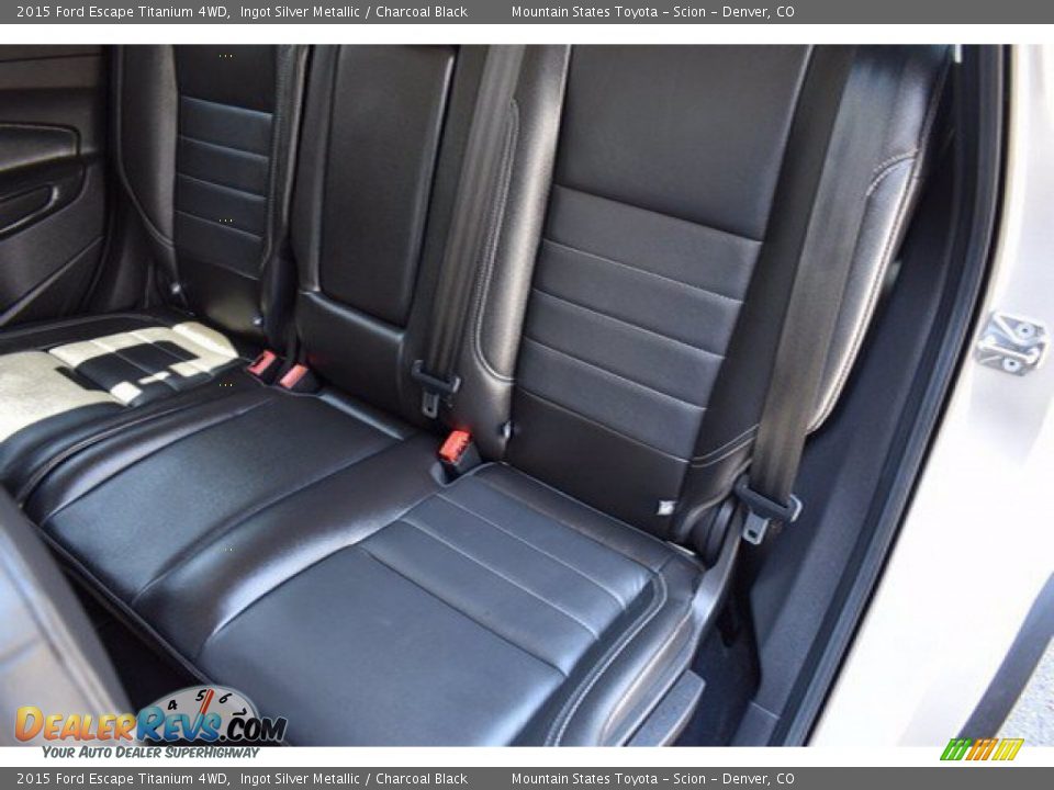 2015 Ford Escape Titanium 4WD Ingot Silver Metallic / Charcoal Black Photo #19