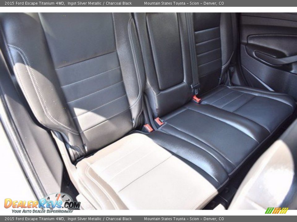 2015 Ford Escape Titanium 4WD Ingot Silver Metallic / Charcoal Black Photo #20