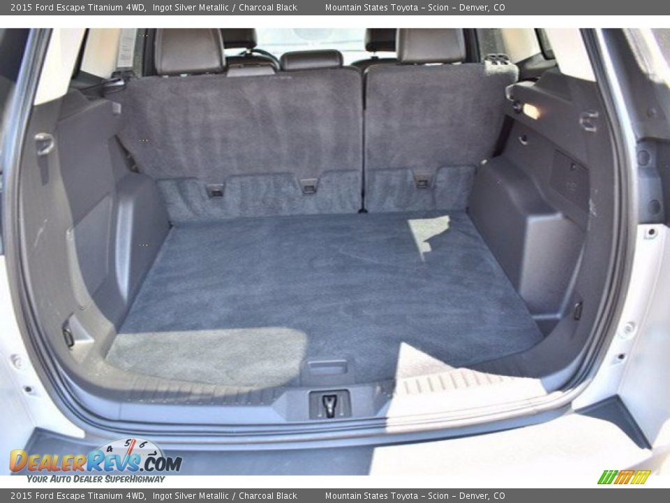 2015 Ford Escape Titanium 4WD Ingot Silver Metallic / Charcoal Black Photo #24