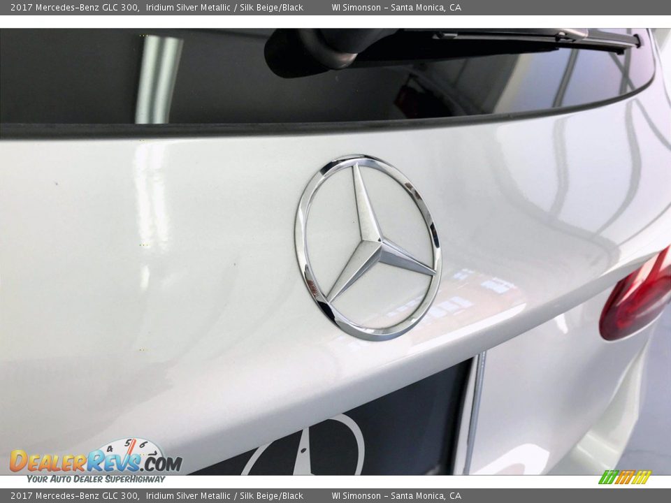 2017 Mercedes-Benz GLC 300 Iridium Silver Metallic / Silk Beige/Black Photo #7