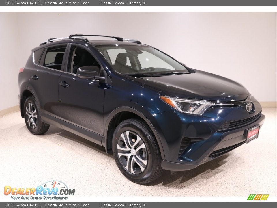 2017 Toyota RAV4 LE Galactic Aqua Mica / Black Photo #1