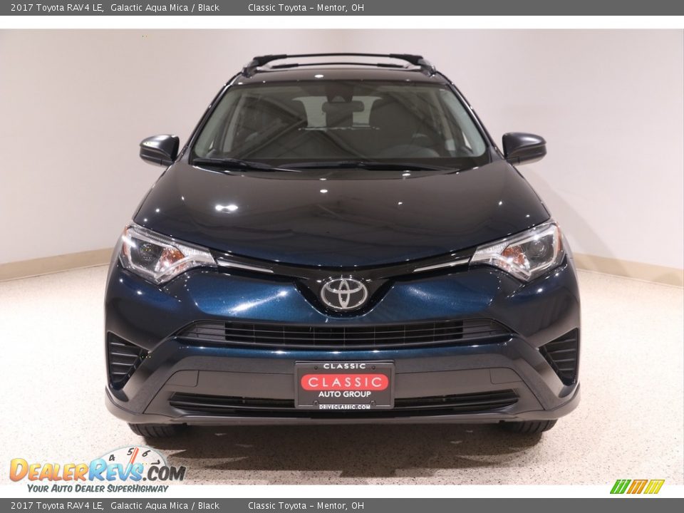 2017 Toyota RAV4 LE Galactic Aqua Mica / Black Photo #2