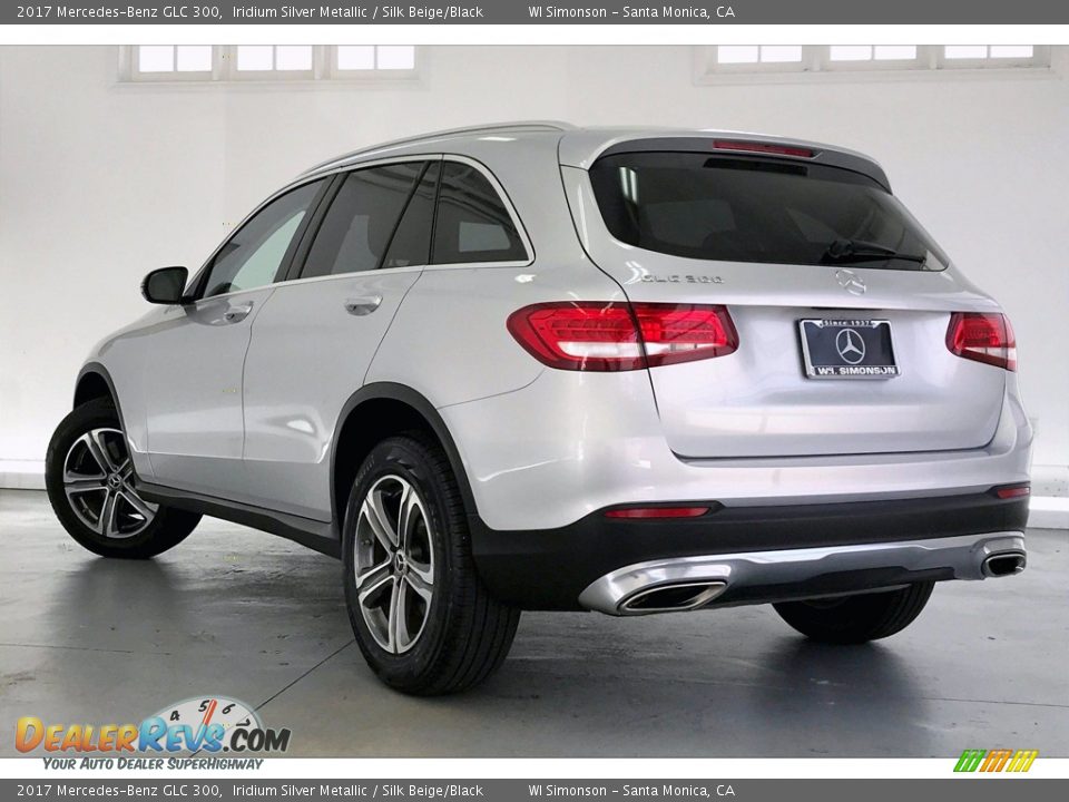 2017 Mercedes-Benz GLC 300 Iridium Silver Metallic / Silk Beige/Black Photo #10