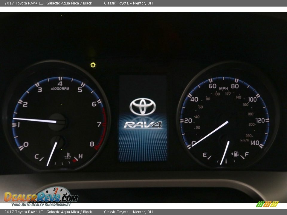 2017 Toyota RAV4 LE Galactic Aqua Mica / Black Photo #8