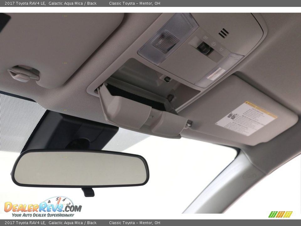 2017 Toyota RAV4 LE Galactic Aqua Mica / Black Photo #11