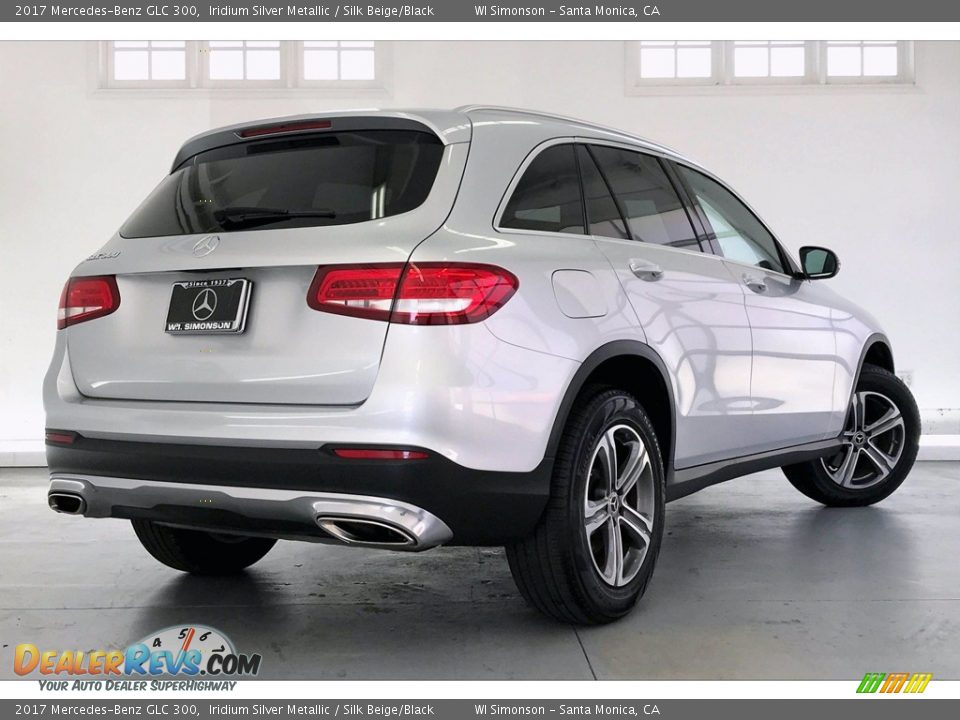 2017 Mercedes-Benz GLC 300 Iridium Silver Metallic / Silk Beige/Black Photo #16