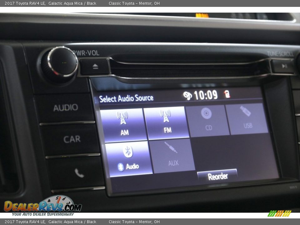 2017 Toyota RAV4 LE Galactic Aqua Mica / Black Photo #13