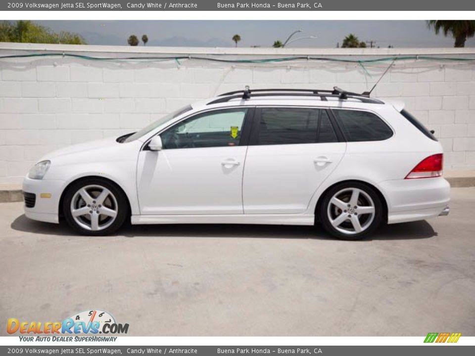 Candy White 2009 Volkswagen Jetta SEL SportWagen Photo #10