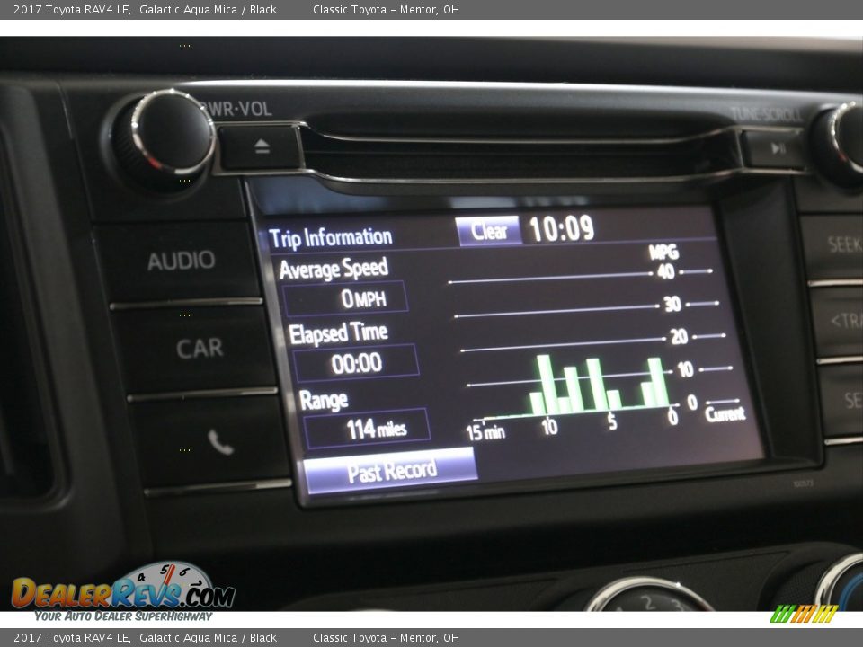2017 Toyota RAV4 LE Galactic Aqua Mica / Black Photo #14