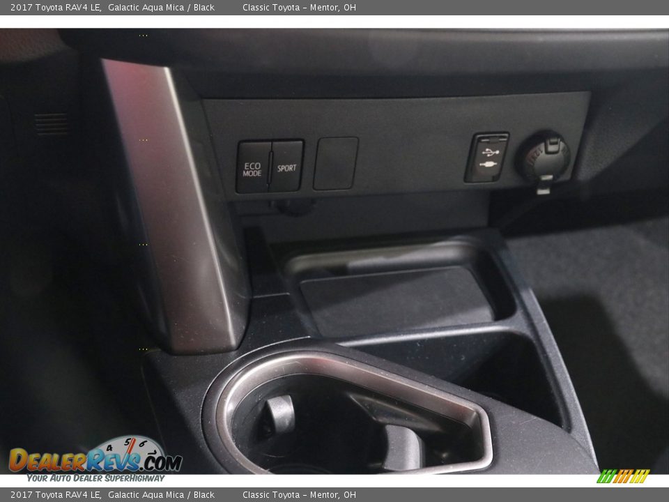 2017 Toyota RAV4 LE Galactic Aqua Mica / Black Photo #18