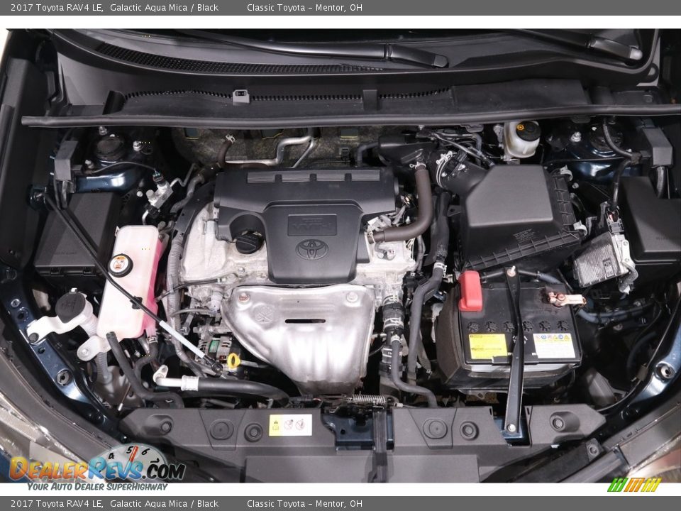 2017 Toyota RAV4 LE Galactic Aqua Mica / Black Photo #24