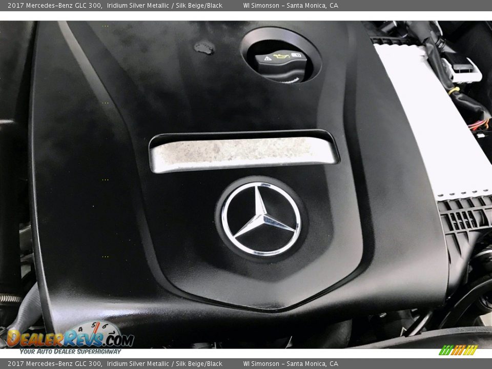 2017 Mercedes-Benz GLC 300 Iridium Silver Metallic / Silk Beige/Black Photo #31