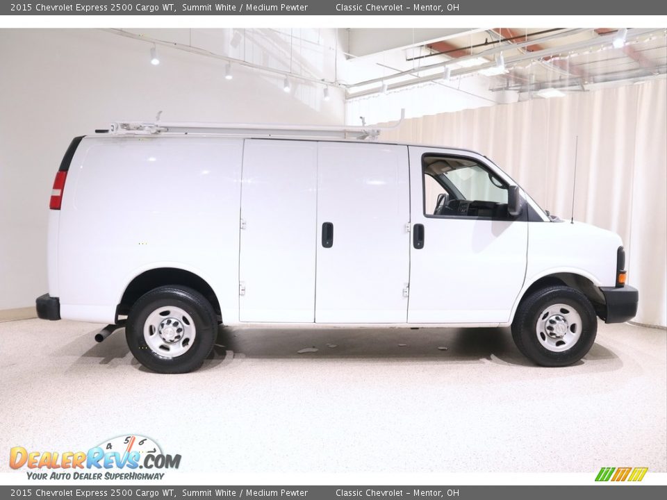 Summit White 2015 Chevrolet Express 2500 Cargo WT Photo #13