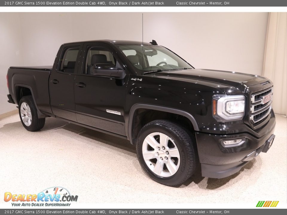 2017 GMC Sierra 1500 Elevation Edition Double Cab 4WD Onyx Black / Dark Ash/Jet Black Photo #1