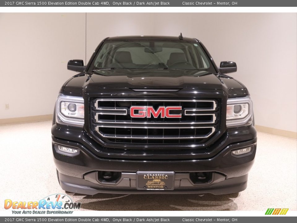 2017 GMC Sierra 1500 Elevation Edition Double Cab 4WD Onyx Black / Dark Ash/Jet Black Photo #2