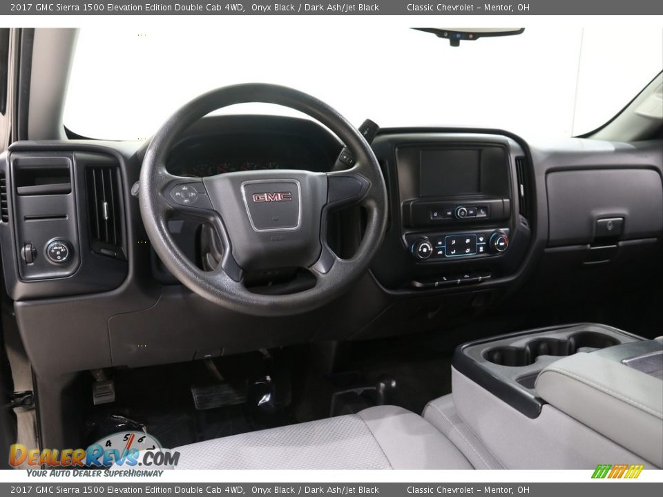 2017 GMC Sierra 1500 Elevation Edition Double Cab 4WD Onyx Black / Dark Ash/Jet Black Photo #6