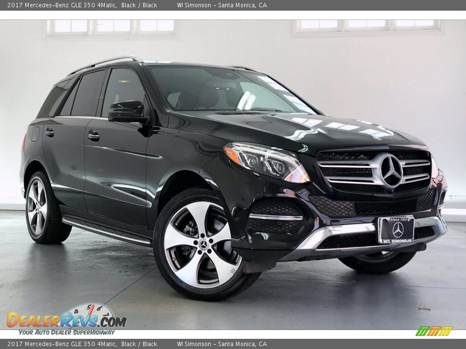 2017 Mercedes-Benz GLE 350 4Matic Black / Black Photo #34