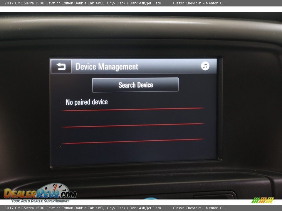 2017 GMC Sierra 1500 Elevation Edition Double Cab 4WD Onyx Black / Dark Ash/Jet Black Photo #12
