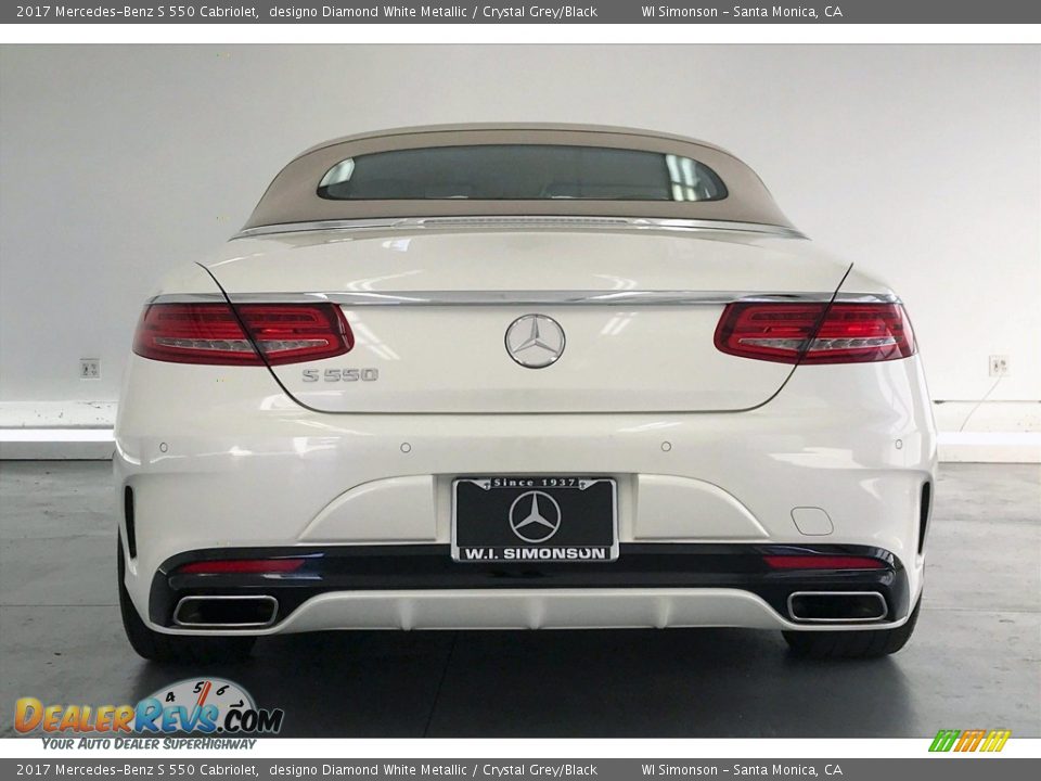 2017 Mercedes-Benz S 550 Cabriolet designo Diamond White Metallic / Crystal Grey/Black Photo #3