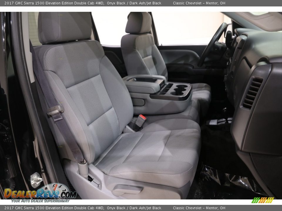 2017 GMC Sierra 1500 Elevation Edition Double Cab 4WD Onyx Black / Dark Ash/Jet Black Photo #14