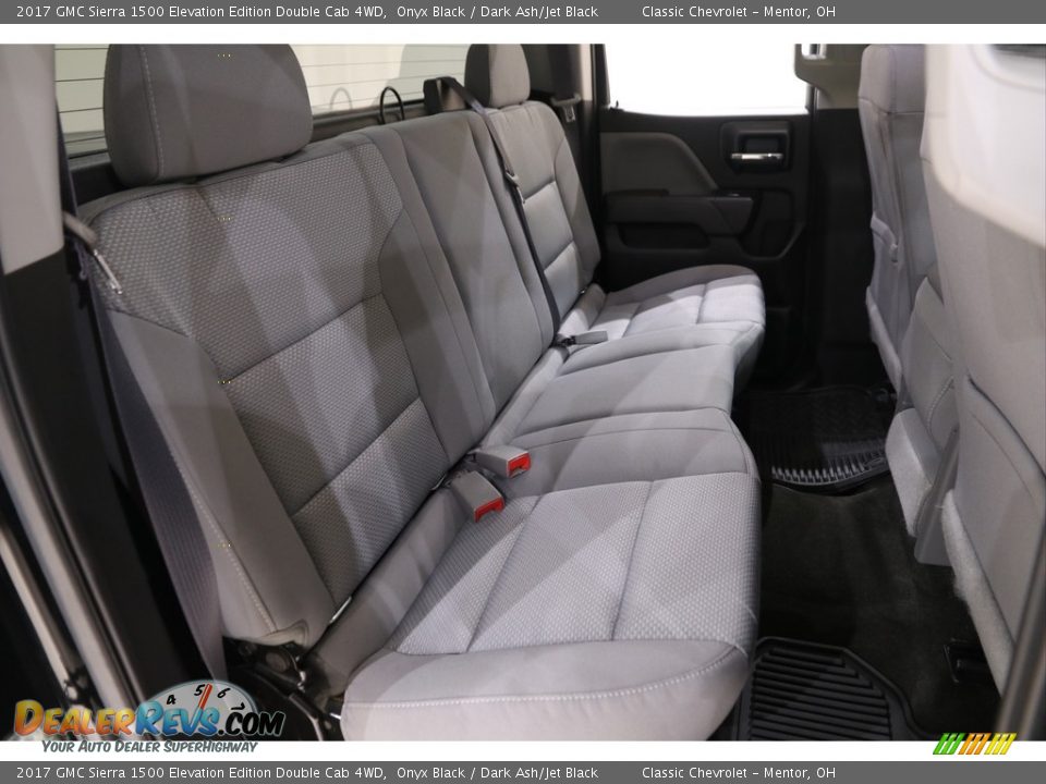 2017 GMC Sierra 1500 Elevation Edition Double Cab 4WD Onyx Black / Dark Ash/Jet Black Photo #15