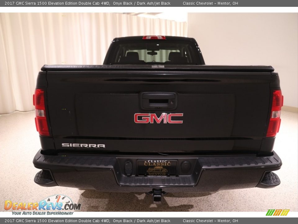 2017 GMC Sierra 1500 Elevation Edition Double Cab 4WD Onyx Black / Dark Ash/Jet Black Photo #17