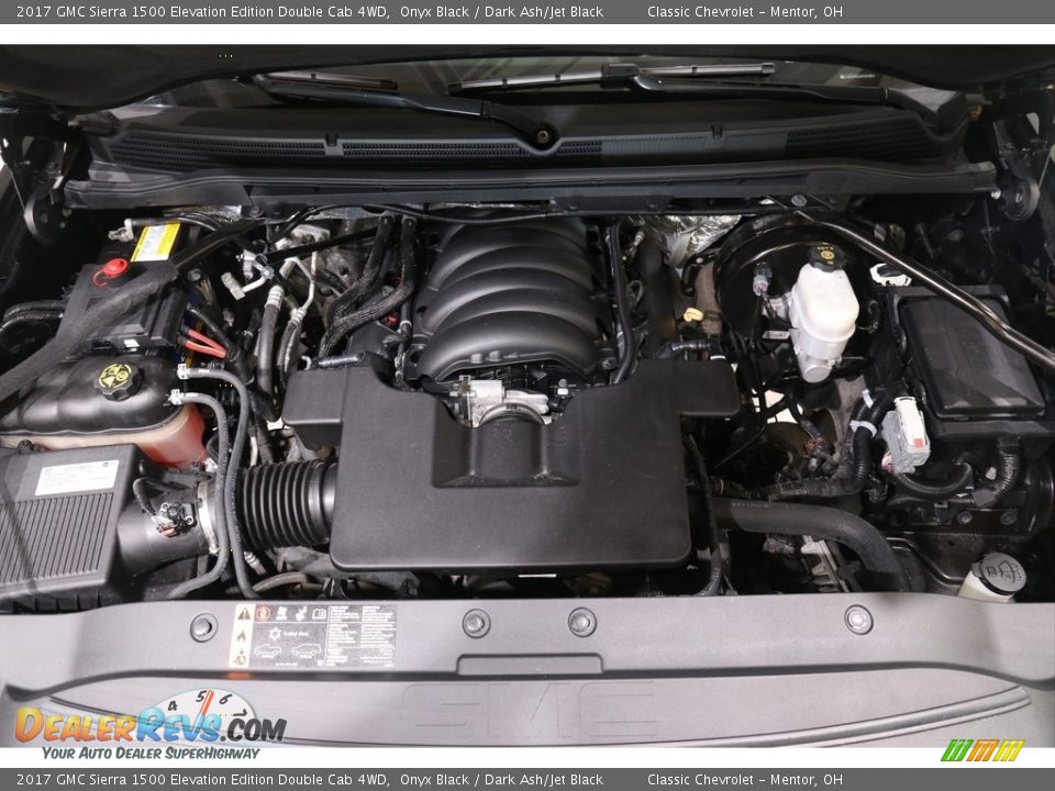 2017 GMC Sierra 1500 Elevation Edition Double Cab 4WD Onyx Black / Dark Ash/Jet Black Photo #18