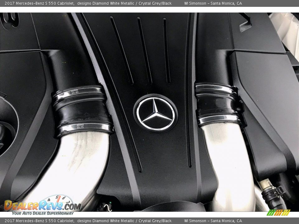 2017 Mercedes-Benz S 550 Cabriolet designo Diamond White Metallic / Crystal Grey/Black Photo #31