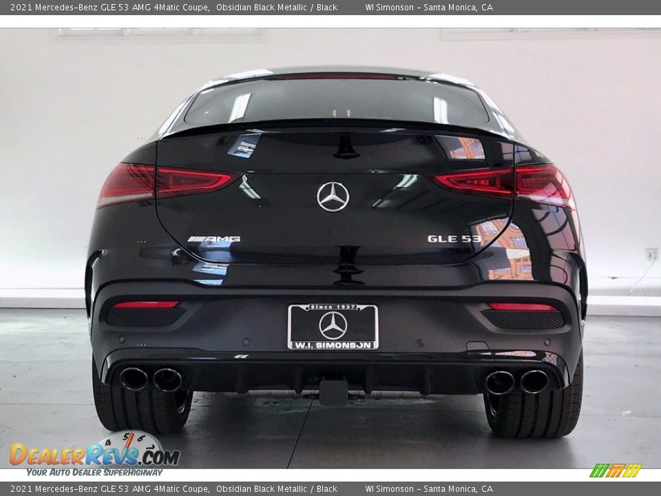 2021 Mercedes-Benz GLE 53 AMG 4Matic Coupe Obsidian Black Metallic / Black Photo #3