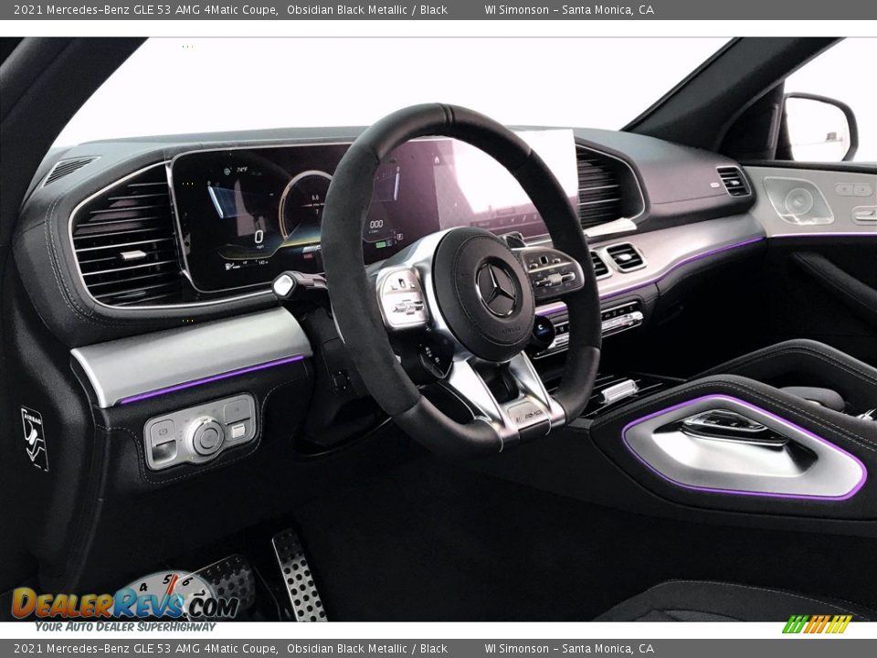 2021 Mercedes-Benz GLE 53 AMG 4Matic Coupe Obsidian Black Metallic / Black Photo #4