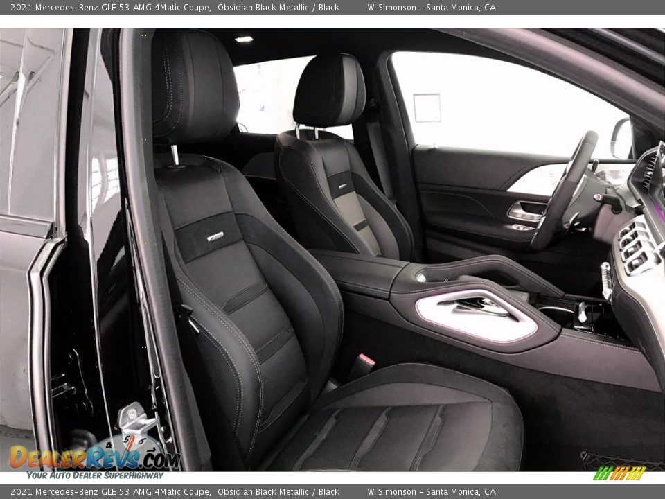 Front Seat of 2021 Mercedes-Benz GLE 53 AMG 4Matic Coupe Photo #5
