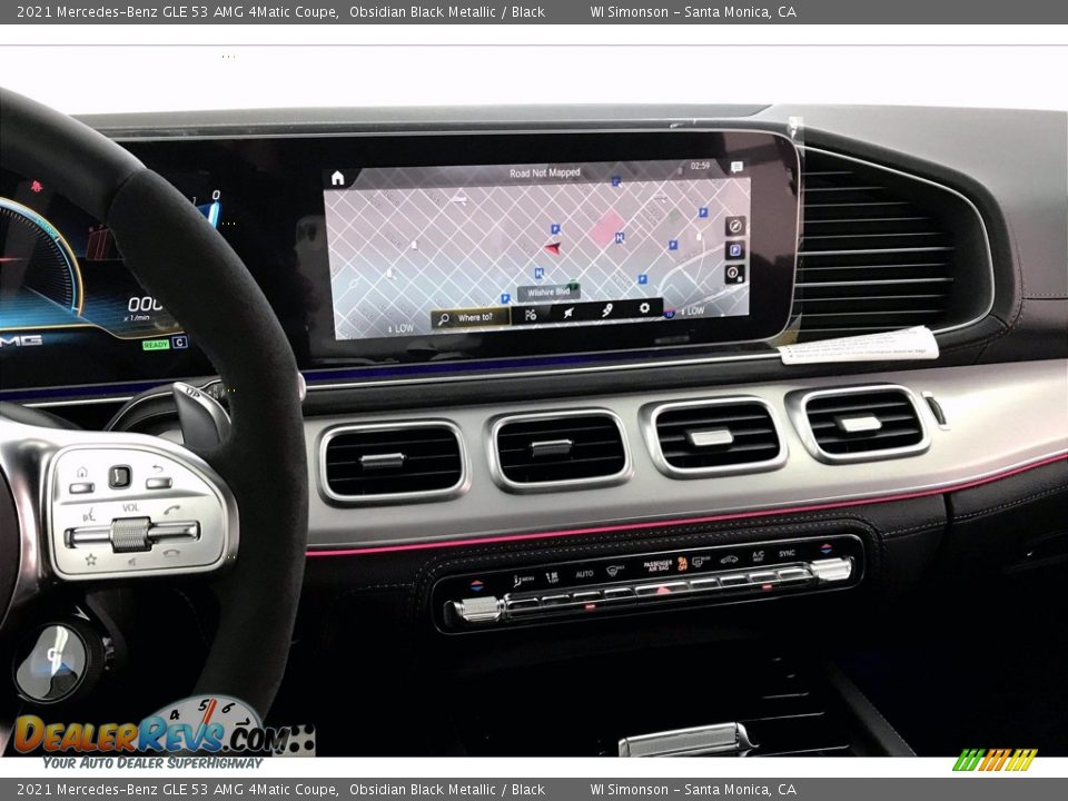 Navigation of 2021 Mercedes-Benz GLE 53 AMG 4Matic Coupe Photo #6