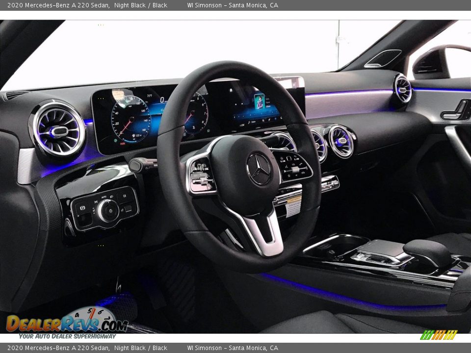 2020 Mercedes-Benz A 220 Sedan Night Black / Black Photo #4