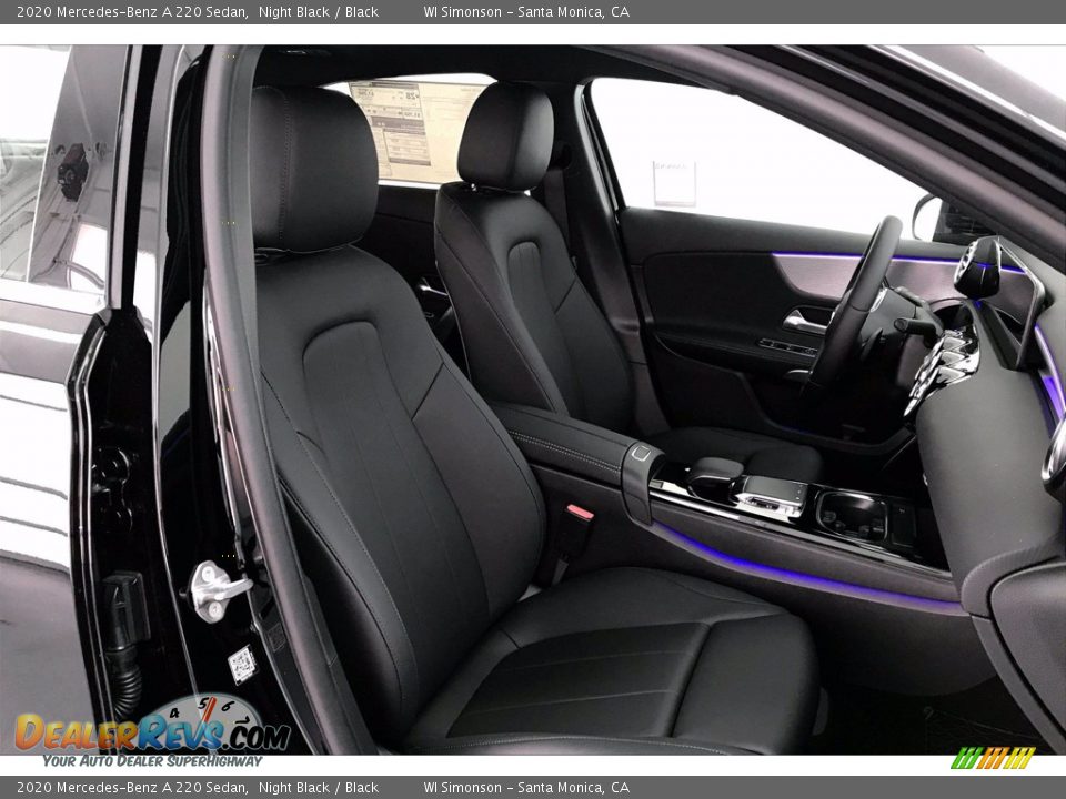 2020 Mercedes-Benz A 220 Sedan Night Black / Black Photo #5
