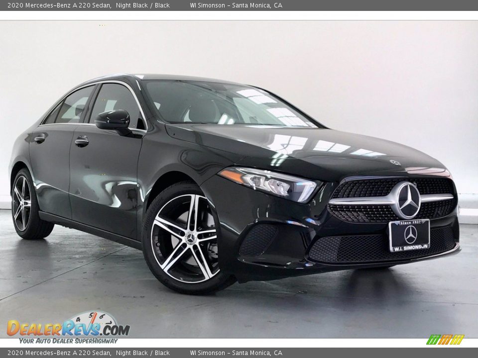 2020 Mercedes-Benz A 220 Sedan Night Black / Black Photo #12