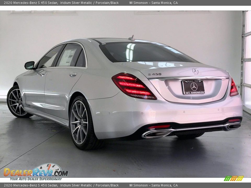 2020 Mercedes-Benz S 450 Sedan Iridium Silver Metallic / Porcelain/Black Photo #2