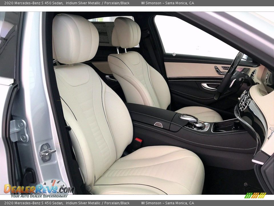 2020 Mercedes-Benz S 450 Sedan Iridium Silver Metallic / Porcelain/Black Photo #5
