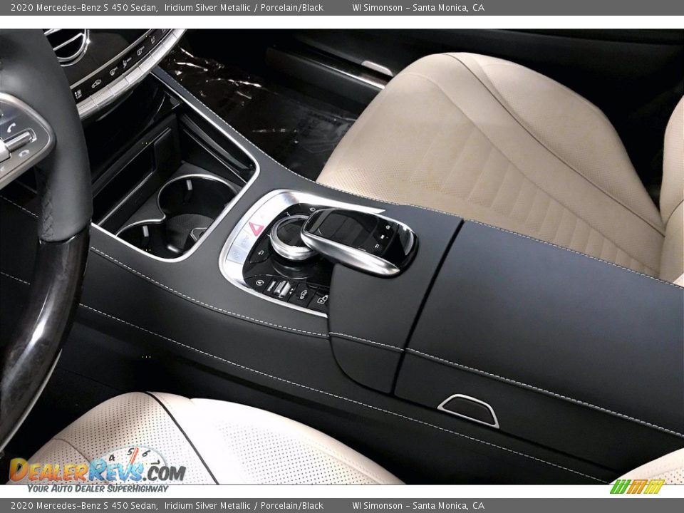 2020 Mercedes-Benz S 450 Sedan Iridium Silver Metallic / Porcelain/Black Photo #7