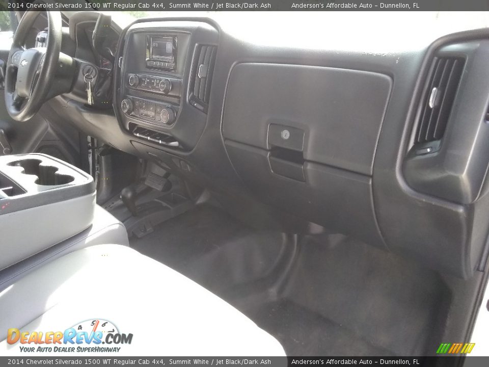 2014 Chevrolet Silverado 1500 WT Regular Cab 4x4 Summit White / Jet Black/Dark Ash Photo #16