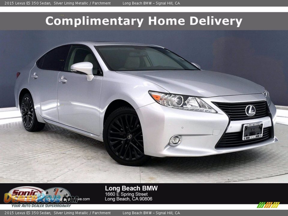 2015 Lexus ES 350 Sedan Silver Lining Metallic / Parchment Photo #1