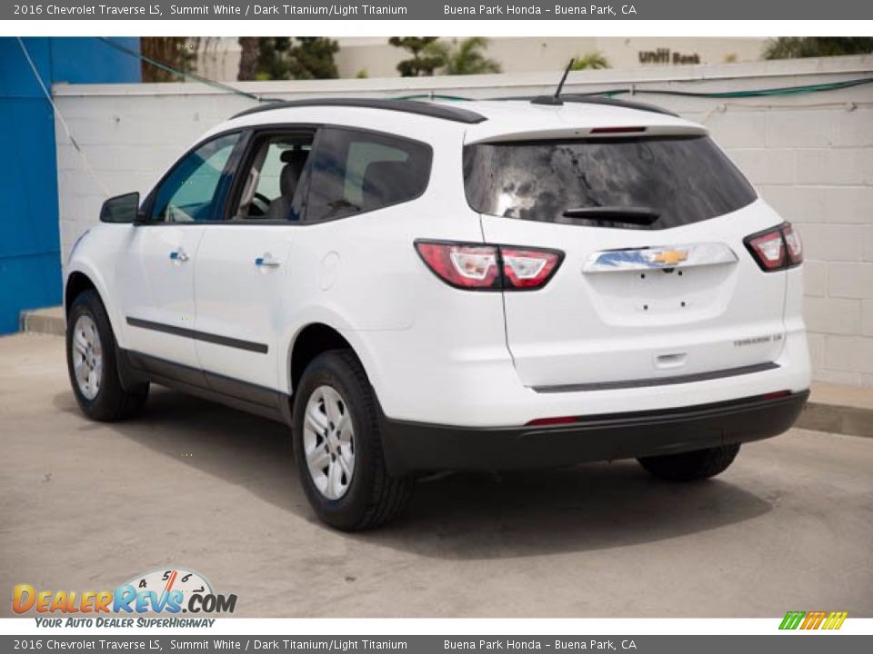 2016 Chevrolet Traverse LS Summit White / Dark Titanium/Light Titanium Photo #2